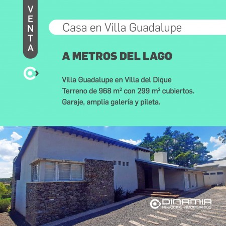 SE VENDE CASA, HERMOSA VISTA,  EN VILLA DEL DIQUE.