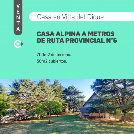 SE VENDE CASA ALPINA, EXCELENTE UBICACIÓN. OPORTUNIDAD.