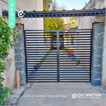 SE VENDE PROPIEDAD CON LOCAL COMERCIAL EN VILLA DEL DIQUE