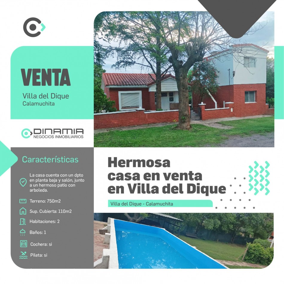 MIRA LO QUE ES ESTA CASA EN VILLA DEL DIQUE!