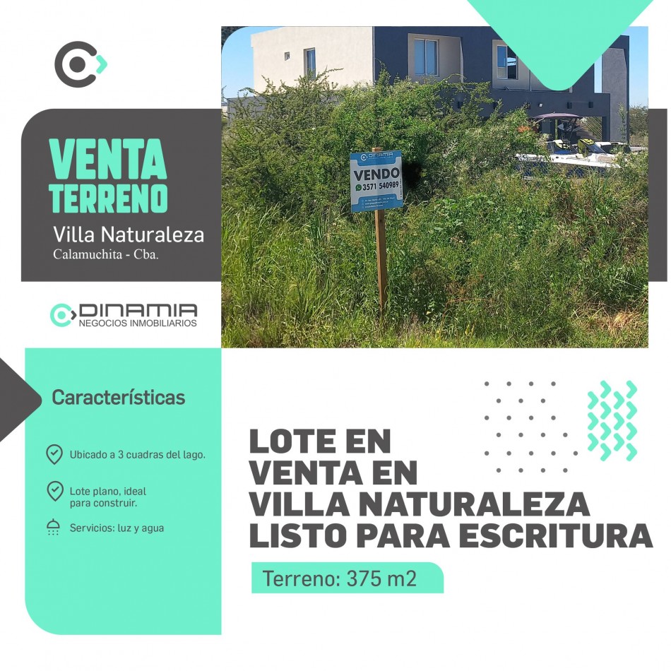 LOTE EN VILLA NATURALEZA, VILLA RUMIPAL