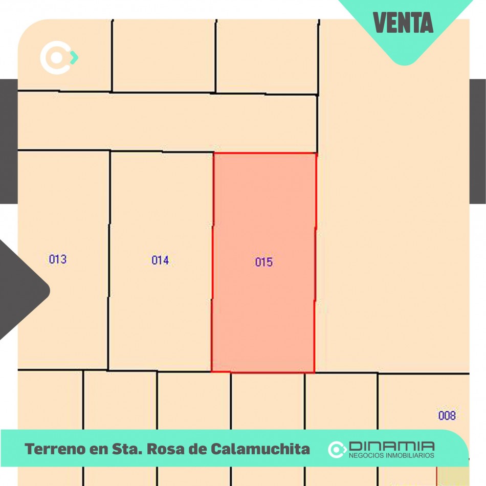 OPORTUNIDAD EN SANTA ROSA DE CALAMUCHITA