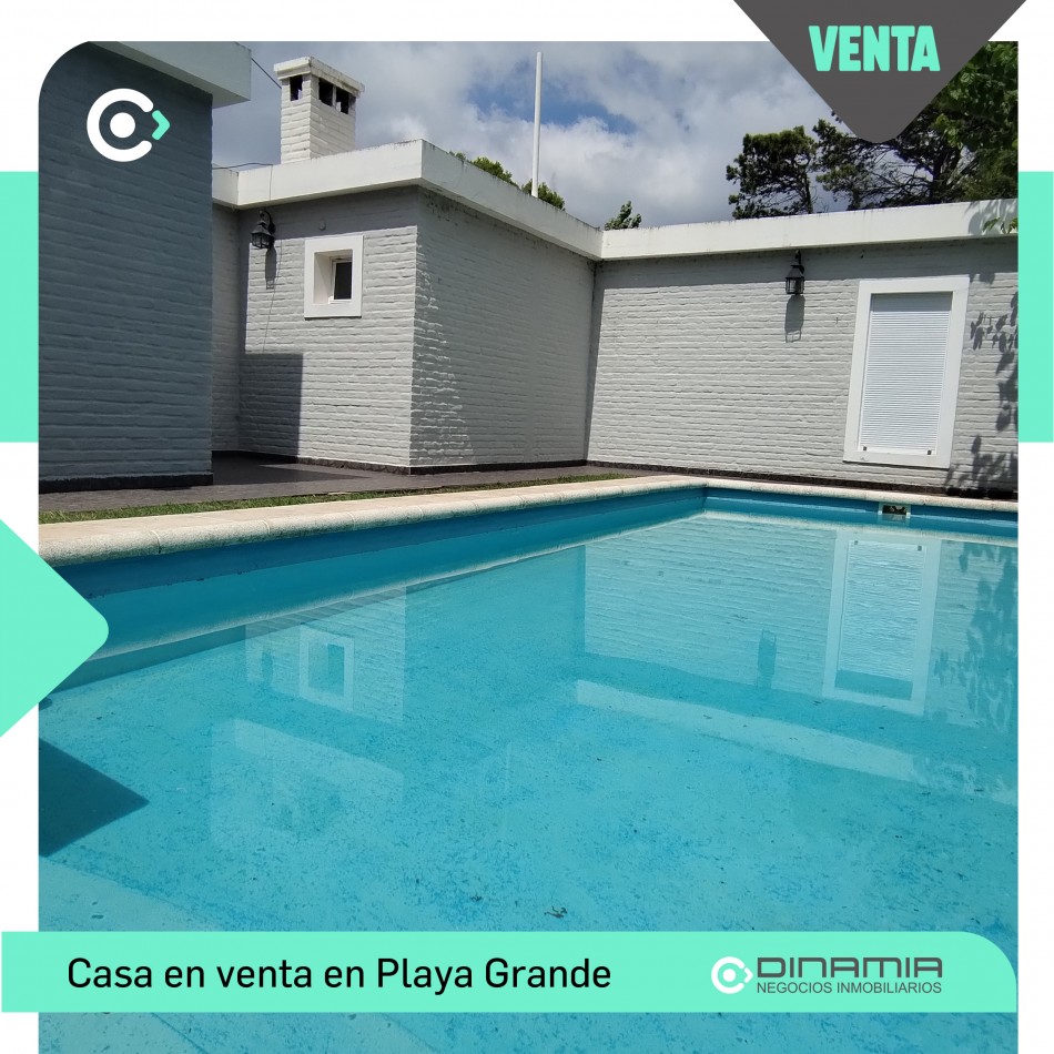 CASA A LA VENTA EN LA MEJOR ZONA DE PLAYA GRANDE - VILLA DEL DIQUE!