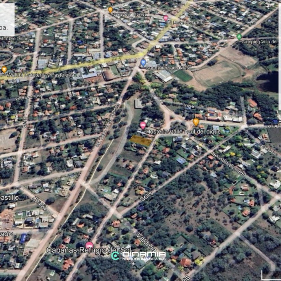 SE VENDE LOTE CERCA DEL CENTRO Y DEL LAGO, EN VILLA DEL DIQUE.