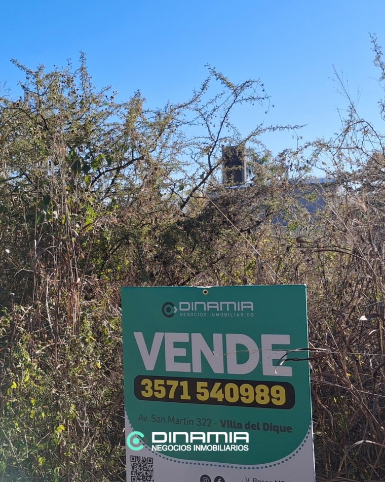 HERMOSO LOTE EN VILLA GUADALUPE - VILLA DEL DIQUE
