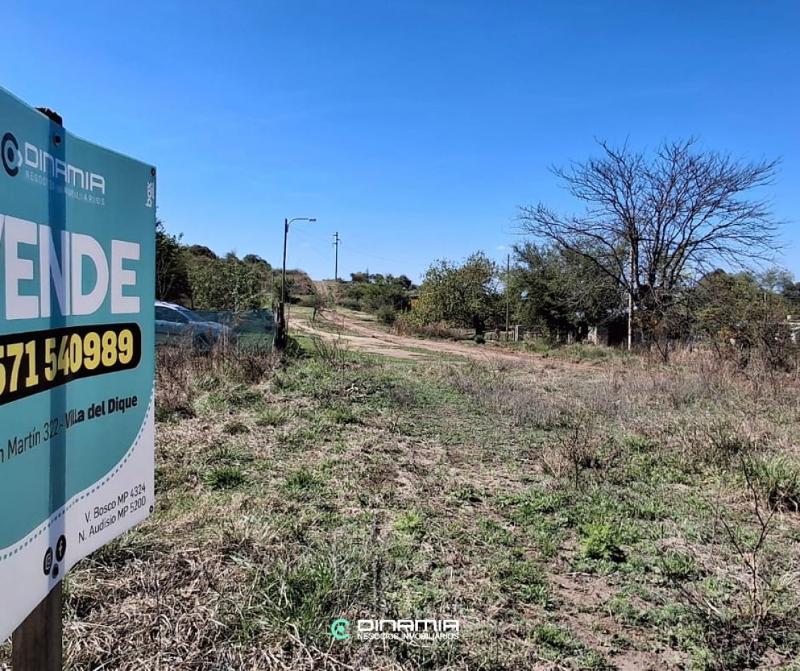 SE VENDE LOTE EN LA SIERRITA, VILLA DEL DIQUE