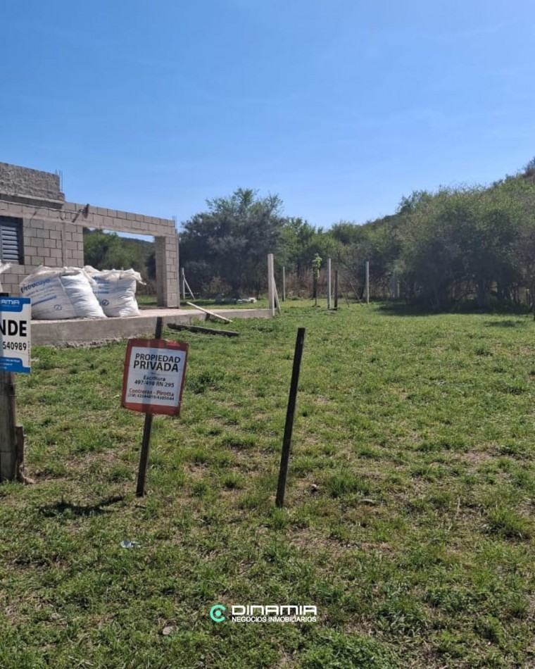SE VENDE LOTE EN LA SIERRITA, VILLA DEL DIQUE
