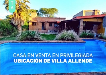 SE VENDE CASA EN VILLA ALLENDE, CÓRDOBA