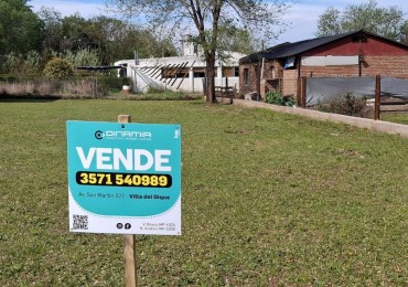 SE VENDE LOTE EN ZONA DEL VALLE VILLA DEL DIQUE